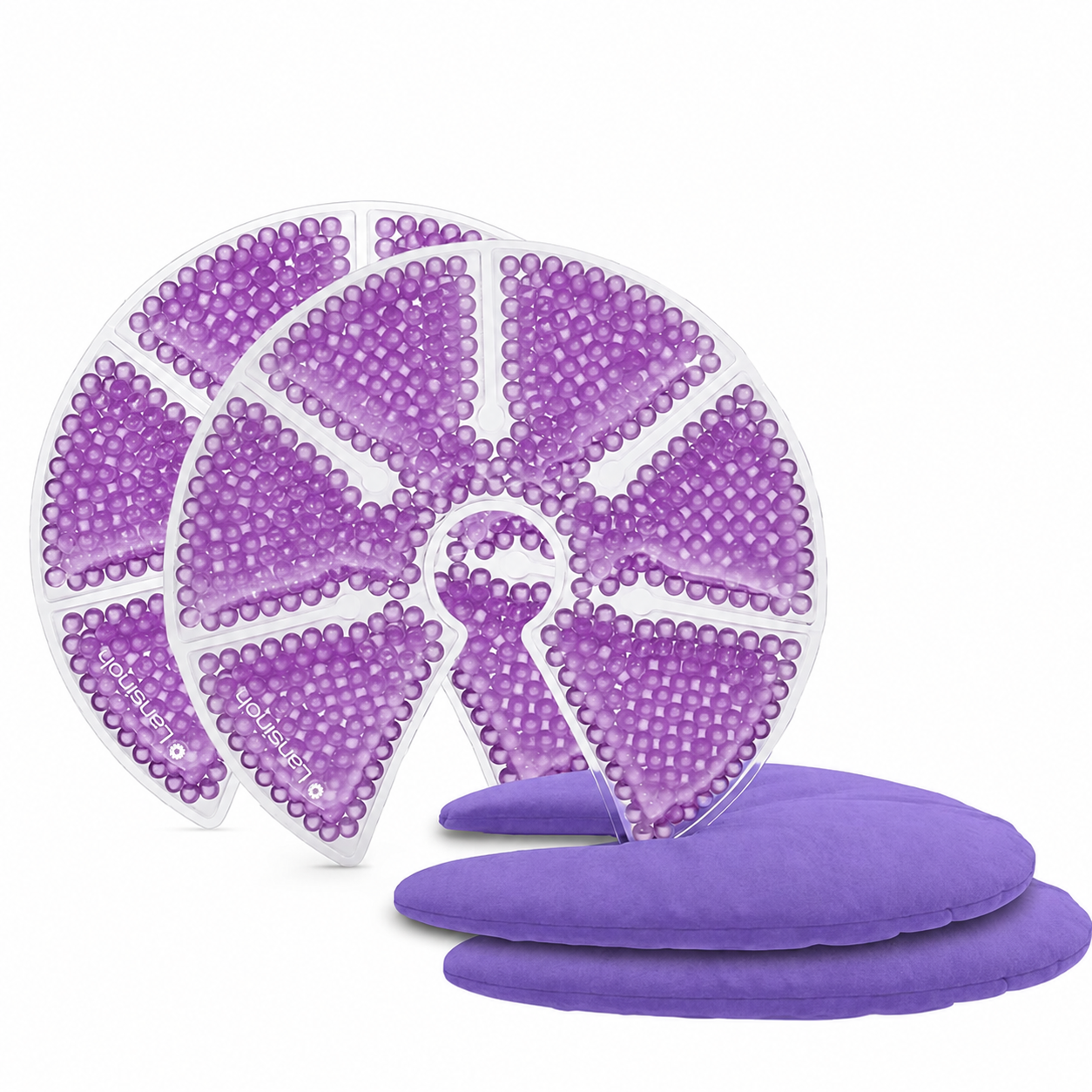 Hot and Cold Breast-Pads with 2 Soft Covers