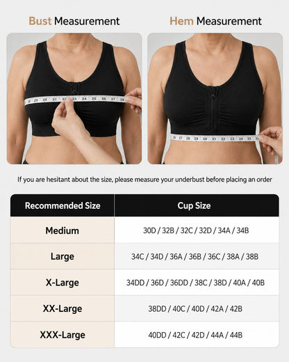 Velcy™ Front-Zip Mastectomy Comfort Bra